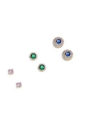 Park Lane Multi-Color Crystal Stud Earring Set